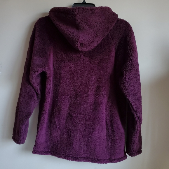 Size L💕PINK VICTORIA'S SECRET SHERPA HOODIE - Picture 2 of 6